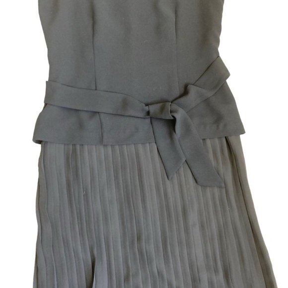 Vintage 90s Dark Academia Whimsygoth Preppy Pleated Maxi Dress Drop Waist Sz 10 - Picture 13 of 15